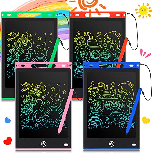 4-Pack LCD Writing Tablets for Kids - 8.5 Inch