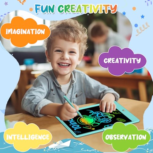 PYTTUR 10" Colorful LCD Writing Tablet Educational Toy