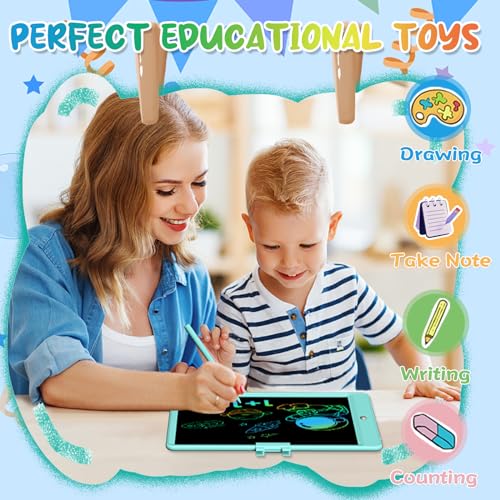 PYTTUR 10" Colorful LCD Writing Tablet Educational Toy
