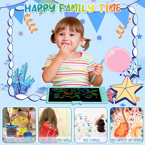 PYTTUR 10" Colorful LCD Writing Tablet Educational Toy