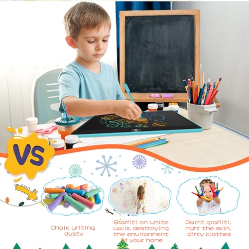 16" LCD Writing Tablet for Kids, Colorful Doodle Pad