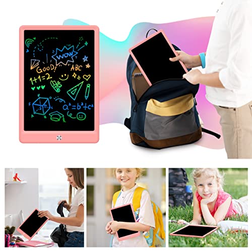 Bukebu 10.5" LCD Drawing Tablet for Kids, Pink
