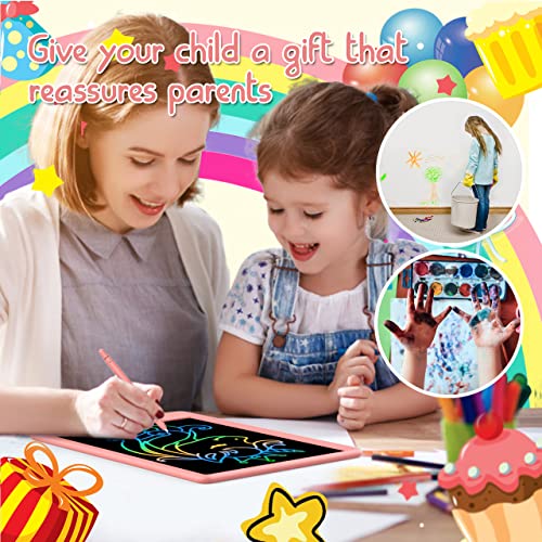 Bukebu 10.5" LCD Drawing Tablet for Kids, Pink