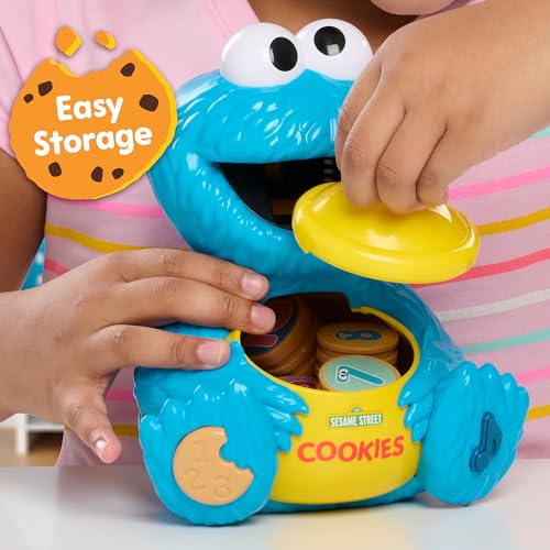 Sesame Street Cookie's Counting Jar, 12-Pieces, 20+ Phrases