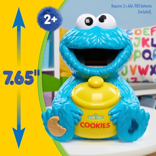 Sesame Street Cookie's Counting Jar, 12-Pieces, 20+ Phrases