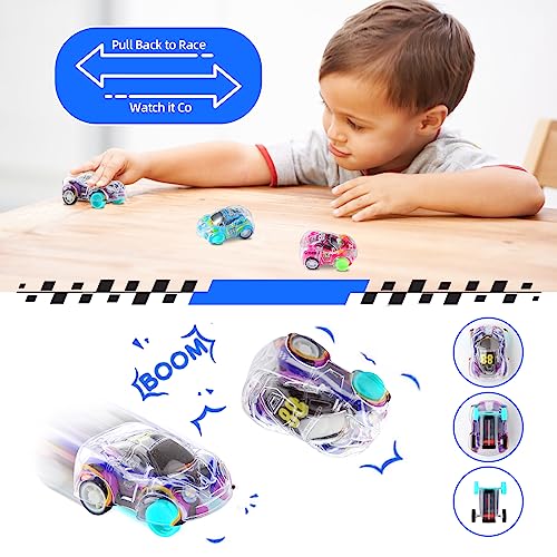 50 Pc Mini Pull Back Cars Set - Kids' Racing Vehicles