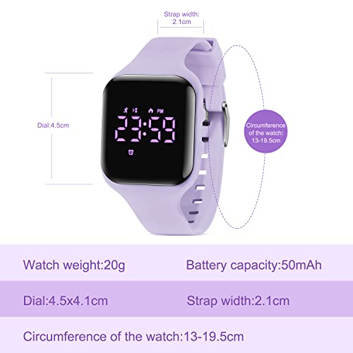 Digital Kids Sport Watch w/Alarm, Stopwatch, Waterproof - Ages 5-12