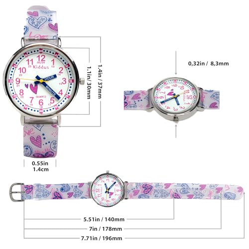 Kids Educational Analogue Time Teacher Watch for boys and girls