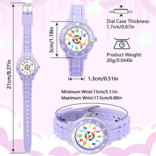 Kids Learning Analog Watch with Rotating Bezel