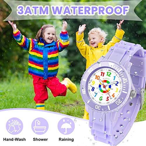 Kids Learning Analog Watch with Rotating Bezel