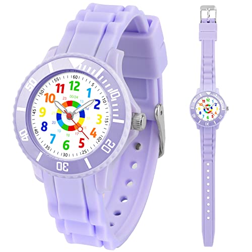 Kids Learning Analog Watch with Rotating Bezel