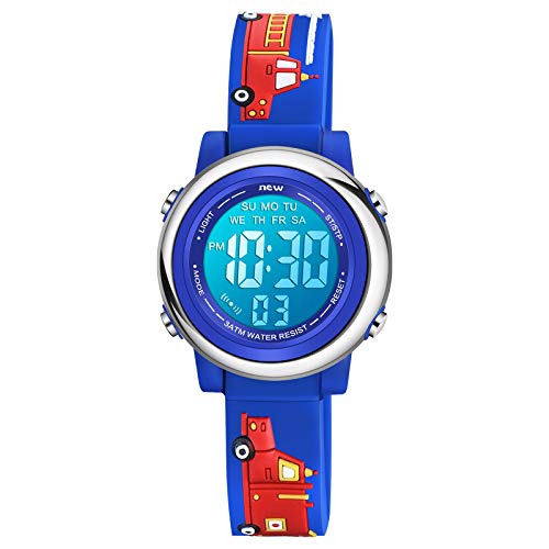Venhoo Kids 3D Cartoon Waterproof Silicone Wrist Watch