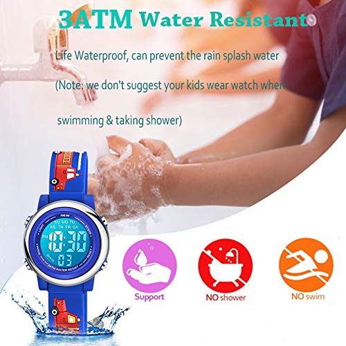 Venhoo Kids 3D Cartoon Waterproof Silicone Wrist Watch