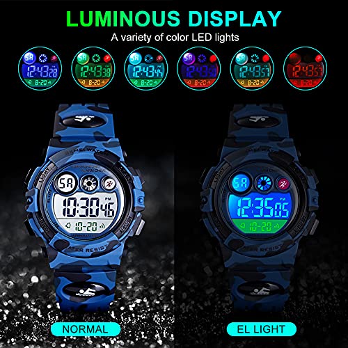 Kids Digital Sport Waterproof Watch - Golden Hour Collection