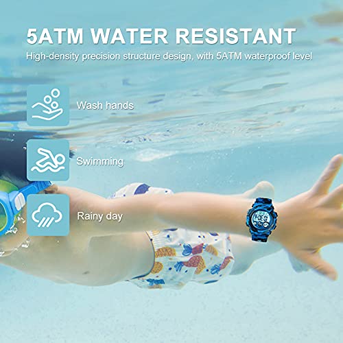 Kids Digital Sport Waterproof Watch - Golden Hour Collection
