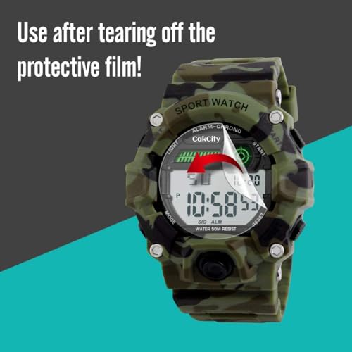 CakCity Kids Camouflage LED Sports Watch in Silicone Band