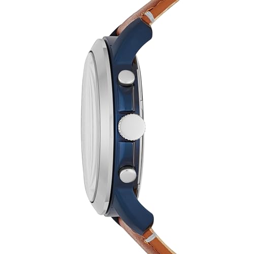 Fossil Men's Grant Chronograph Silver/Blue Watch