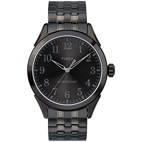 Timex Men's Briarwood Black Stainless Steel Watch