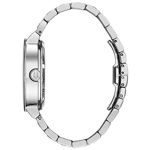 Bulova Men's Automatic Blue Skeleton Watch 96A204