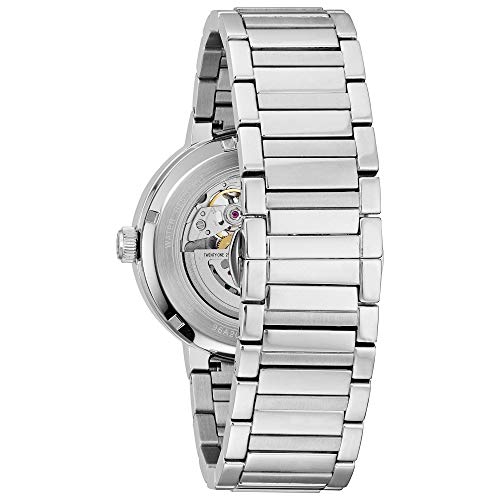 Bulova Men's Automatic Blue Skeleton Watch 96A204