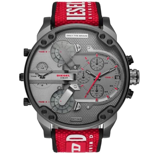 Diesel Mr. Daddy 2.0 Red Chronograph Watch