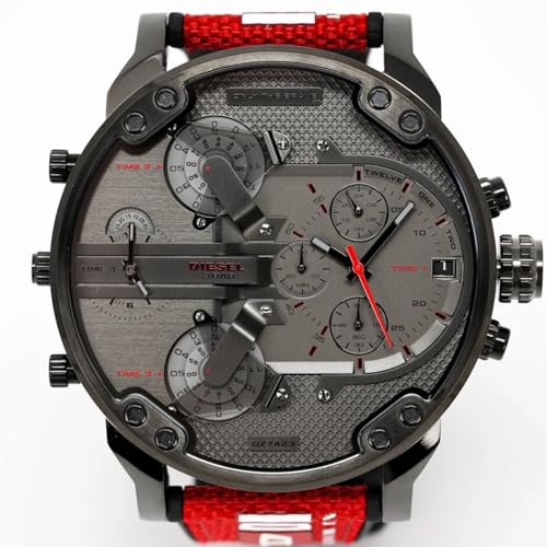 Diesel Mr. Daddy 2.0 Red Chronograph Watch