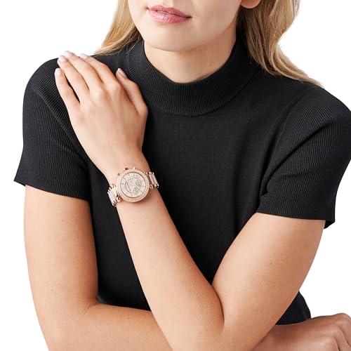 Michael Kors Women's Rose Gold Chronograph Watch MK5896