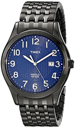 Timex Men's Woodcrest Drive Black Stainless Steel Watch