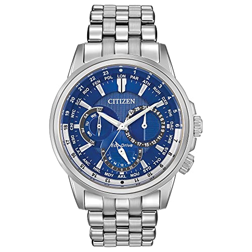 Citizen Eco-Drive Classic Blue Dial Steel Watch