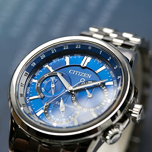 Citizen Eco-Drive Classic Blue Dial Steel Watch