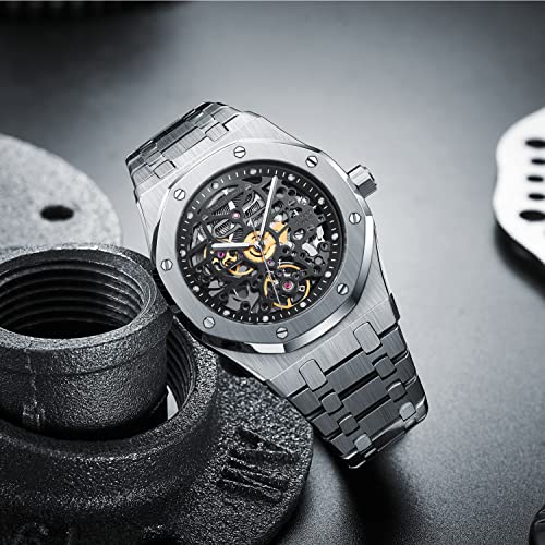 Redhai Skeleton Automatic Diver Watch for Men