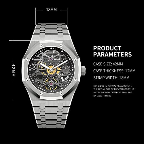 Redhai Skeleton Automatic Diver Watch for Men