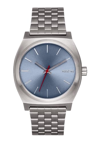 NIXON Time Teller - Gunmetal/Dusty Blue Men's Watch