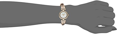 Anne Klein Women's Crystal Accented Bangle Watch Set