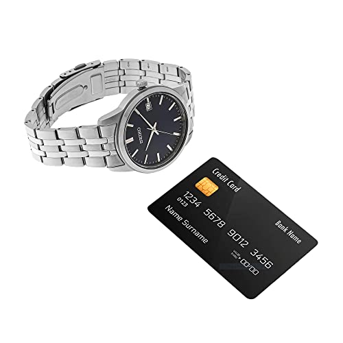 Seiko Men's Quartz Watch with Blue Dial