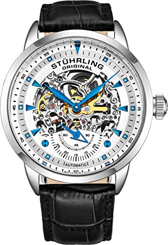 Stuhrling Original Men's Skeleton Automatic Dress Watch