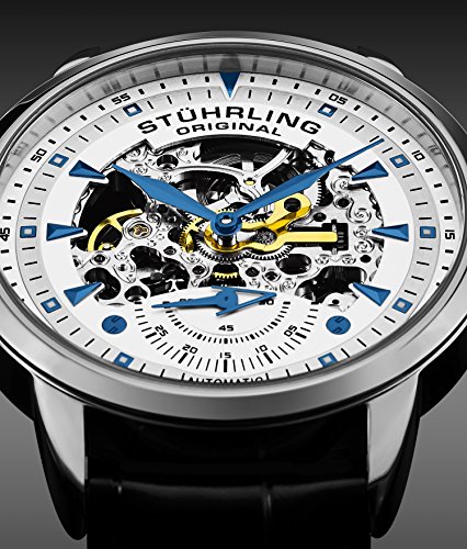 Stuhrling Original Men's Skeleton Automatic Dress Watch
