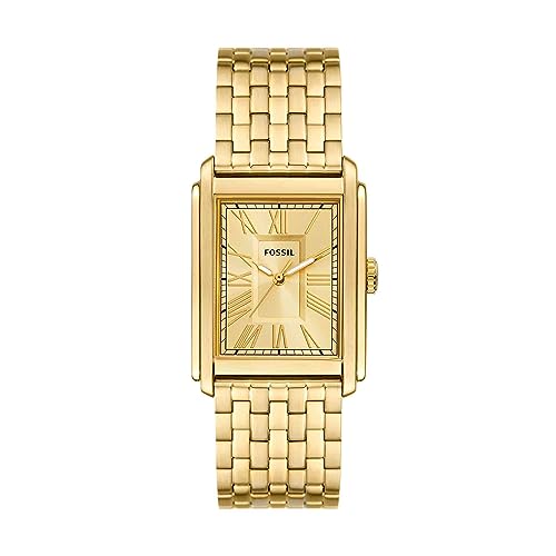 Fossil Carraway Gold Quartz Men's Watch FS6009