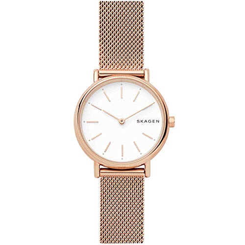 Skagen Women's Rose Gold Mesh Band Watch