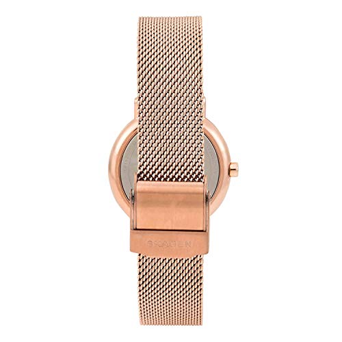 Skagen Women's Rose Gold Mesh Band Watch