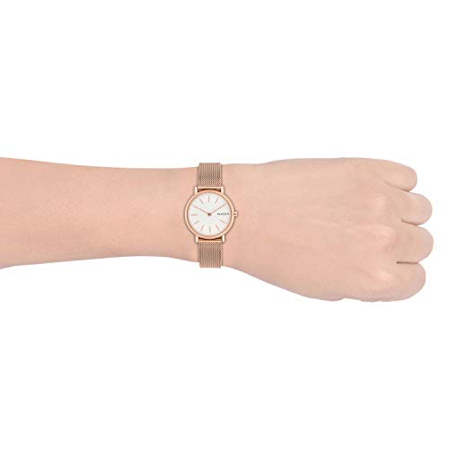 Skagen Women's Rose Gold Mesh Band Watch