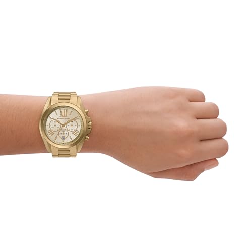 Michael Kors Gold-Tone Bradshaw Women's Chronograph Watch