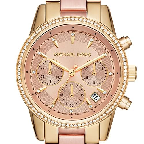 Michael Kors Ritz Rose Gold Women's Chronograph Watch