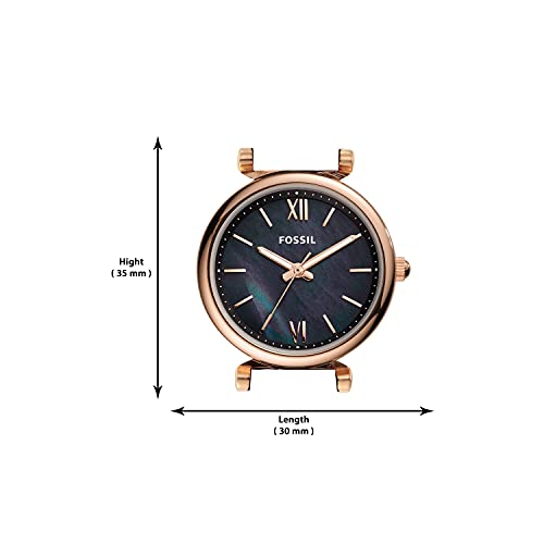 Fossil Women's Carlie Mini Quartz Watch, Rose Gold