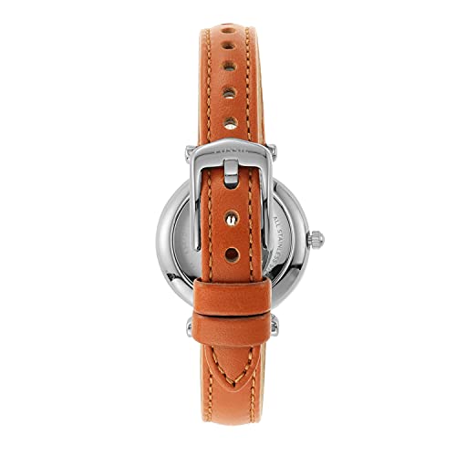 Fossil Carlie Mini Rose Gold/Silver Leather Watch