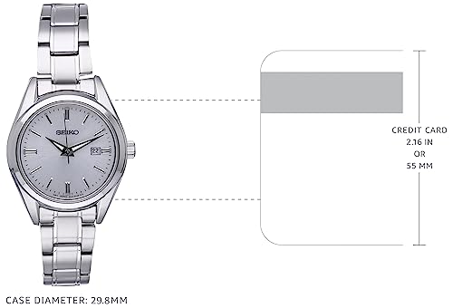 Seiko SUR633 Women's Stainless Steel Watch