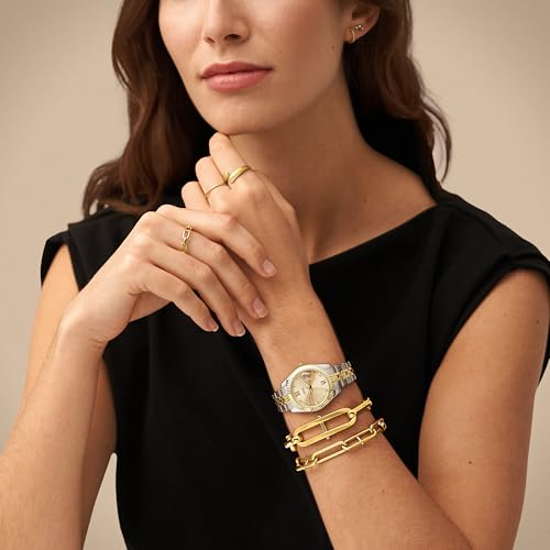 Fossil Scarlette Mini Gold/Silver Quartz Watch