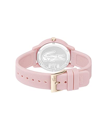 Lacoste Women's Pink Quartz Silicone Strap Watch