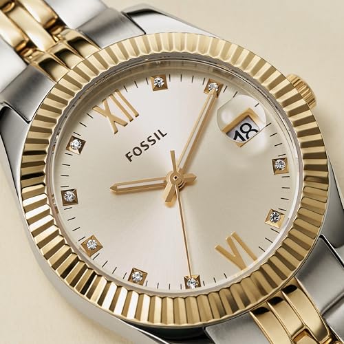 Fossil Scarlette Mini Gold/Silver Quartz Watch
