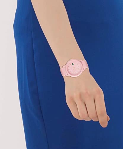 Lacoste Women's Pink Quartz Silicone Strap Watch
